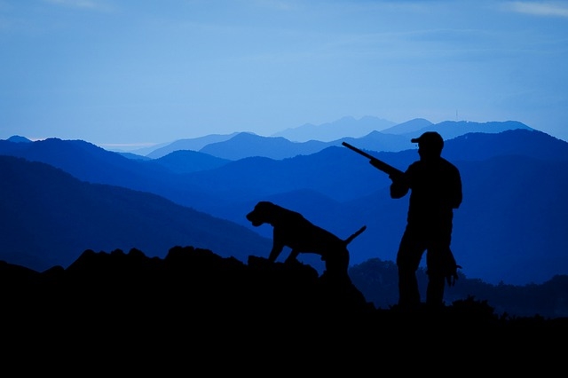 Охотник и собака